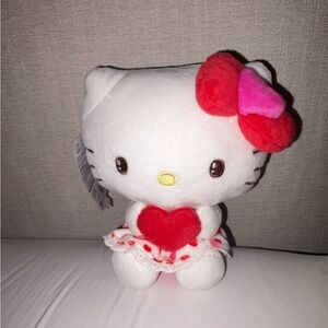 Hello Kitty Plush with Red Heart